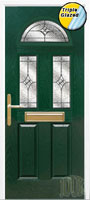 2 Panel 2 Square 1 Arch Composite Doors