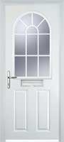 2 Panel Sunburst Composite Doors