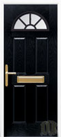 4 Panel Sunburst Composite Doors