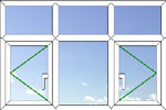 upvc window style 50