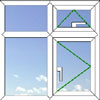upvc window style 70