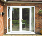 White French Doors and Side Panels