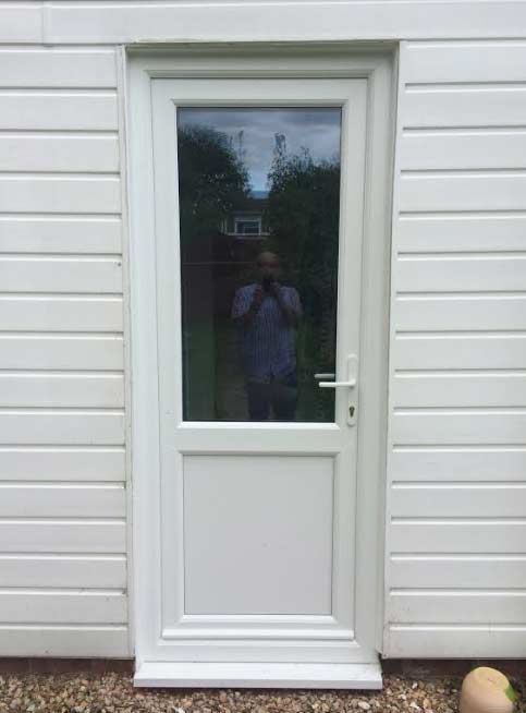 fully glazed upvc back door