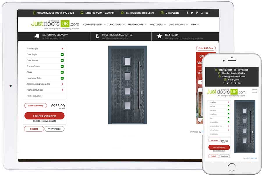 design your timber composite door online