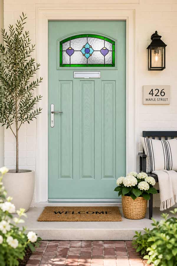Composite front door