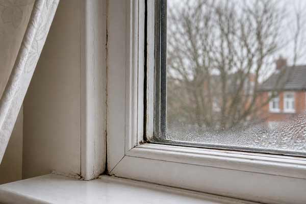 Draughty window needing replacement