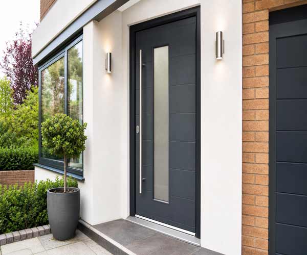 Modern composite front door trend for 2026