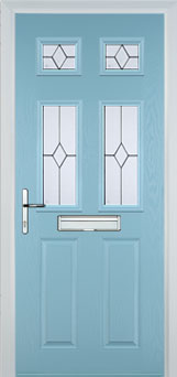 Composite door frame