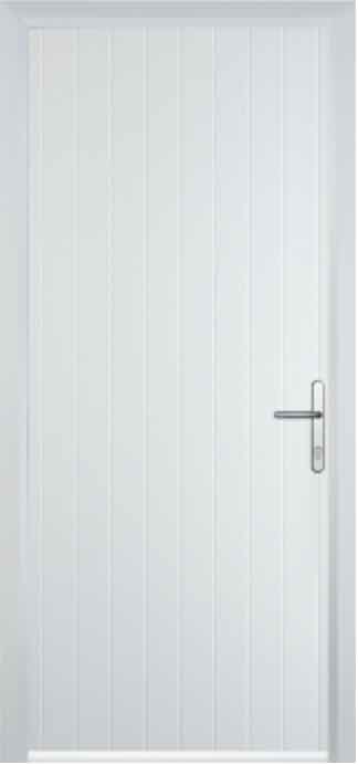 white composite door