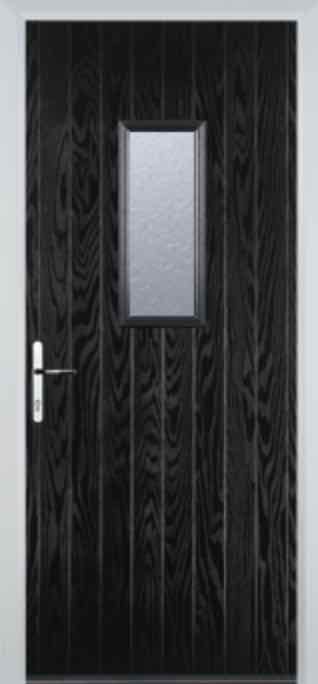 black composite door