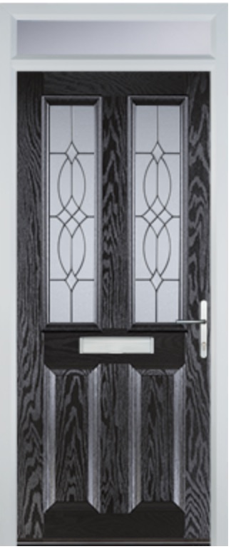 black-brown composite door