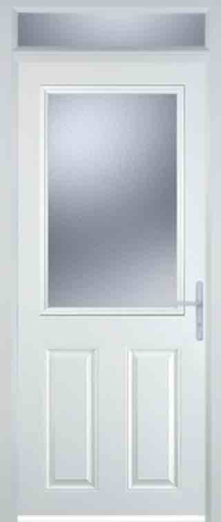 white composite door