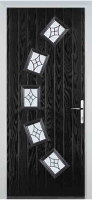 black composite door