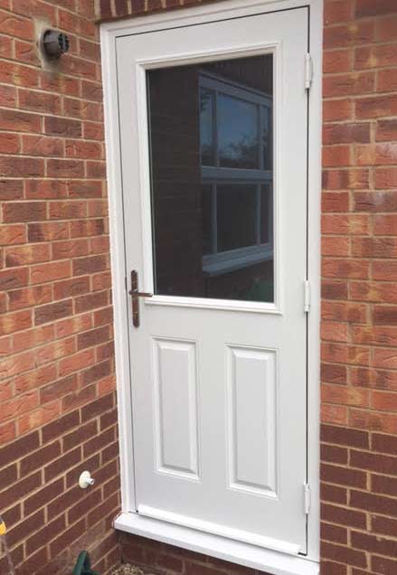 Composite Back Doors Half Glazed Composite Back Door