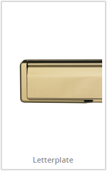 gold letterbox