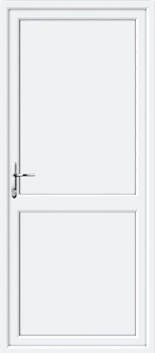 flat panel solid upvc door