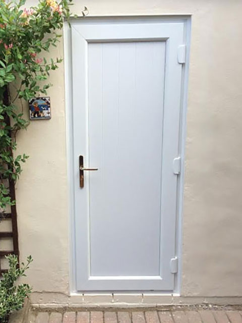 flat panel upvc door
