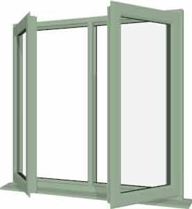 chartwell green upvc window