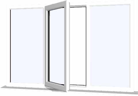 white upvc window