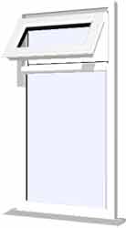 white upvc window